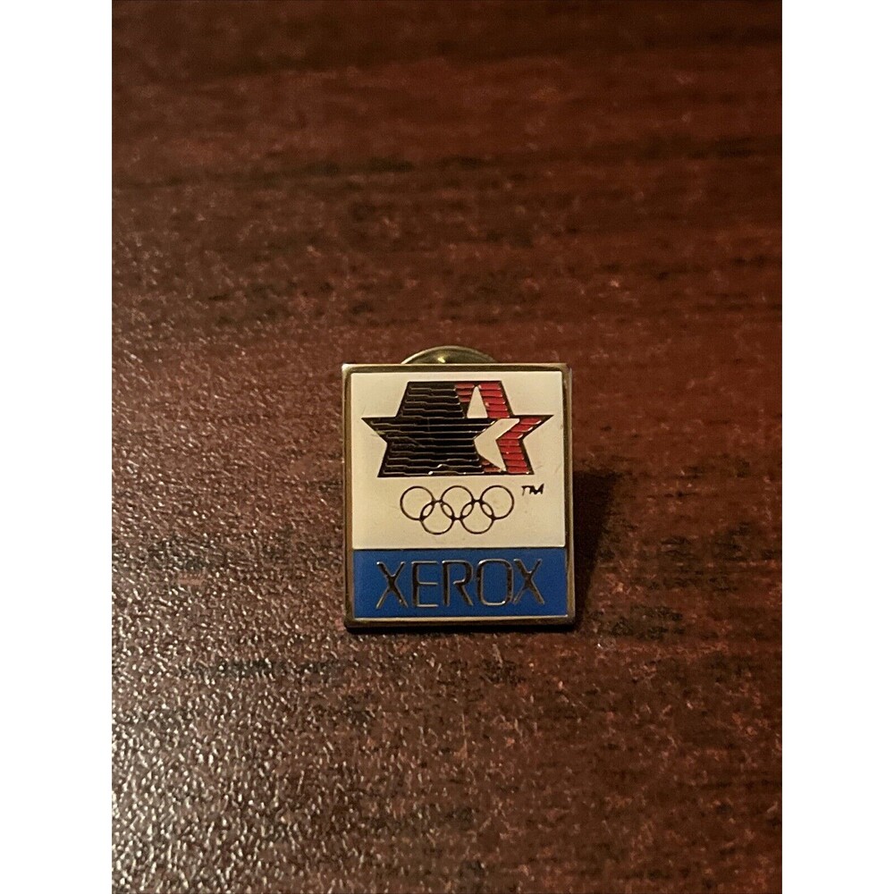 1984 Los Angeles Olympics Xerox Machines Team USA‎ Lapel Hat Pin